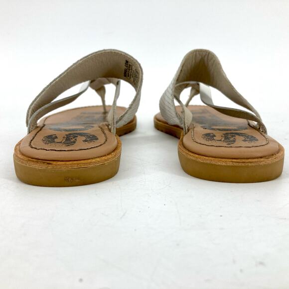 Sorel Womens White Leather Thong‎ Flat Sandal (US size 5) - Picture 4 of 6